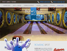 Tablet Screenshot of bowlingspot.sk